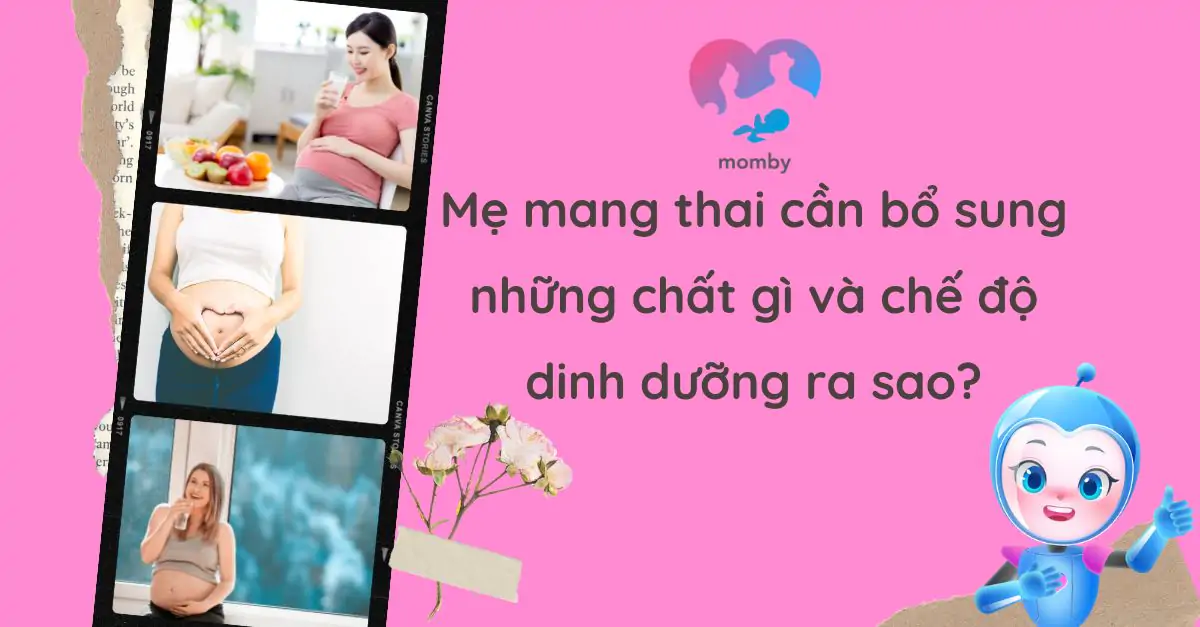 Mẹ mang thai cần bổ sung những chất gì và chế độ dinh dưỡng ra sao?